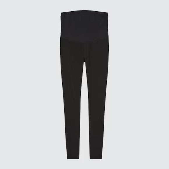 UNI QLO | Airism Black Maternity leggings | M - Picture 1 of 4